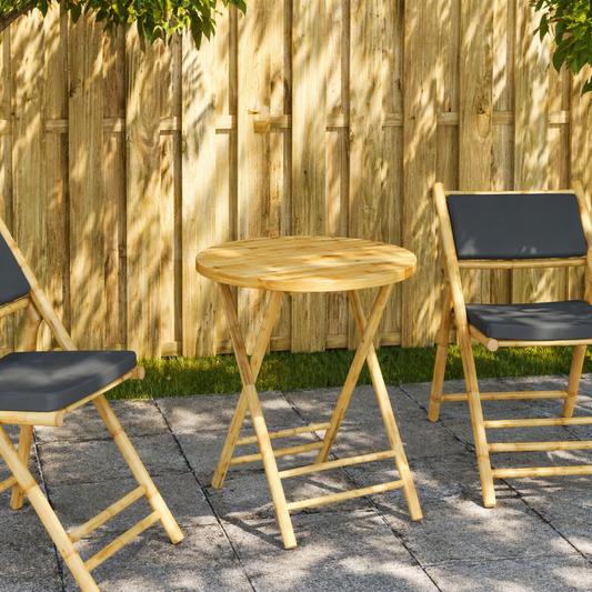 Klapptisch Bambus | Gartentisch klappbar | Eckig & Rund | Outdoor